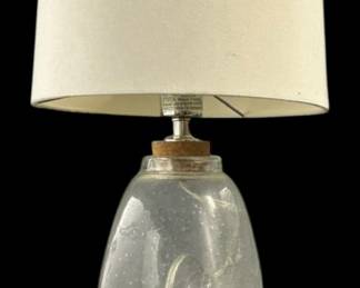 Clear Glass Table Lamp