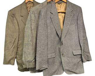 Lot of 3 Mens Vintage Blazers