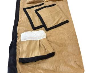 King Gold Black Comforter Set