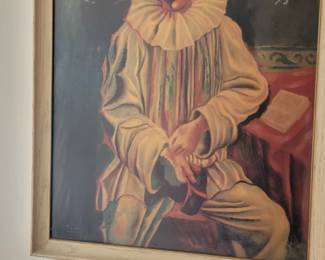 vintage clown artwork
