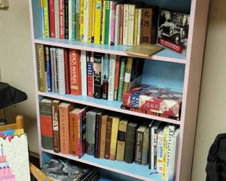 variety of vintage and new books