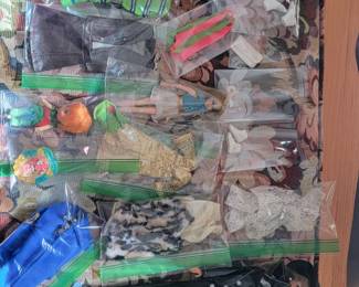 some of the barbie clothes