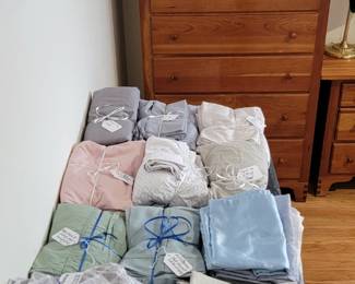 linens sheets and towels