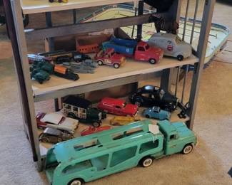 vintage metal toys