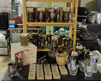 vintage pharmacist samples mortar and pestal sets