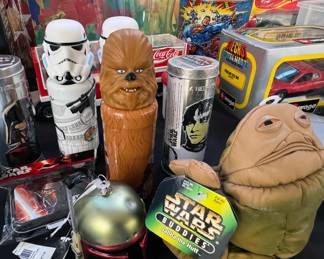 Games, toys + memorabilia, some vintage, including Star Wars