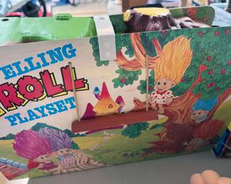 Games, toys + memorabilia, some vintage, including Trolls