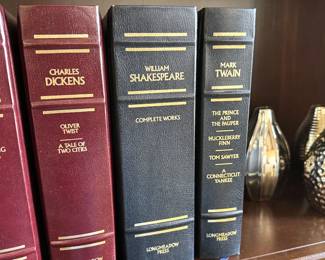 Leather-bound books