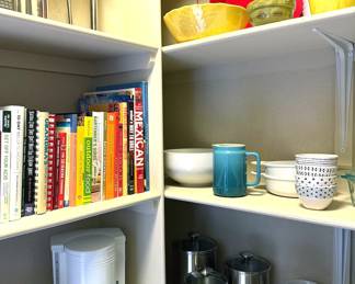 Kitchenwares + cookbooks
