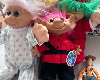 Games, toys + memorabilia, some vintage, including Trolls