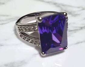 Amethyst Cocktail Ring