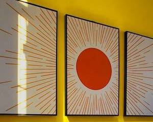 3 Poster Sized Canvas Art Prints