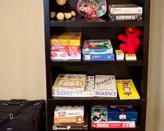 Bookcase • Games • Plush Toys
