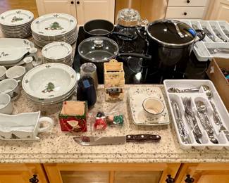 Coffee Travel Mugs • Cutco Knife • Flatware • Christmas Items • Random Kitchen Utensils