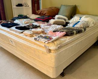 King Size Nautilus Sleep System Mattress, Box Spring, & Metal Frame Set - Premier Series