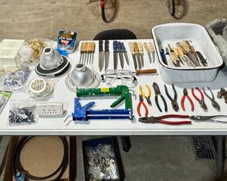 Hand Tools • Caulk Guns • Safety Goggles • Door Handle • Cabinet Hardware • Electric Lighting Supplies