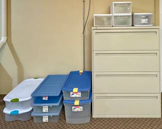 Storage Bins • File Cabinet