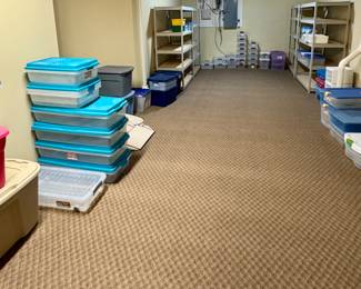 Shelving • Storage Bins • File Cabinet