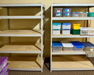 Shelving Units • Storage Bins