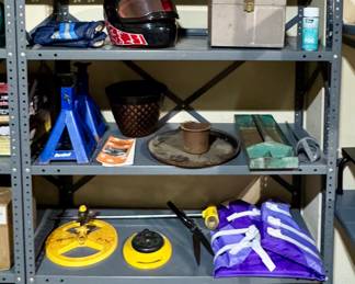 Bicycle Child Seat • Hand Pump • Auto Jack Stands • Sprinklers • Snow Mobile Helmet • Life Jacket • Fish Scalers • Vintage BB Gun