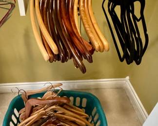 Vintage Wooden Hanger • Felt Hangers