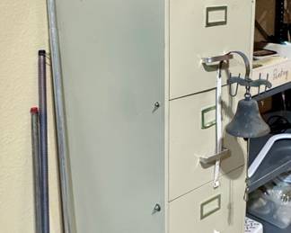 File Cabinet • Metal Bell • Tire Iron