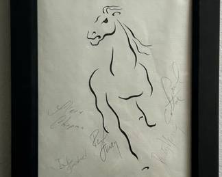 Signed & Framed POCO Logo (all band members)