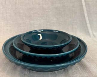 FIESTA, 3 PC Nesting Pie Baker Set, Juniper