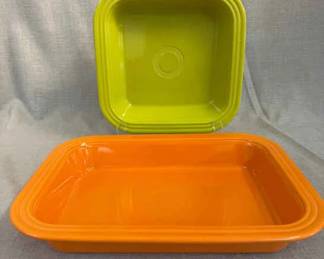 FIESTA, 2 PC Baking Dish Set, Tangerine Lemongrass
