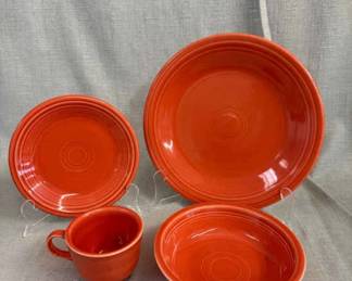 FIESTA, 4 PC Place Setting, Persimmon