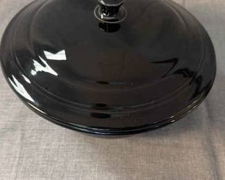 FIESTA, 6 PC Covered Casserole Dish Trivet Set, Black Plum Heather Cinnabar