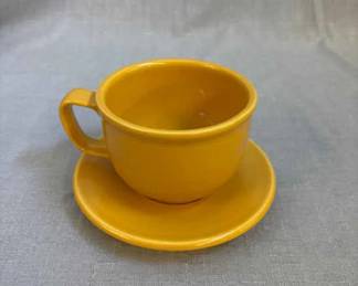 FIESTA, 8 PC Jumbo Mug Saucer Set, Marigold Paprika Persimmon Tangerine