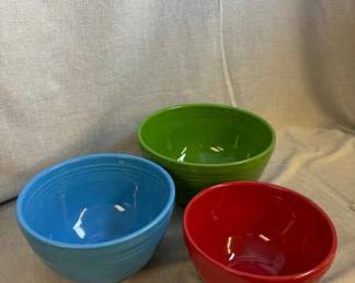 FIESTA, 3 PC Prep Baking Bowl Set, Shamrock Peacock Scarlet