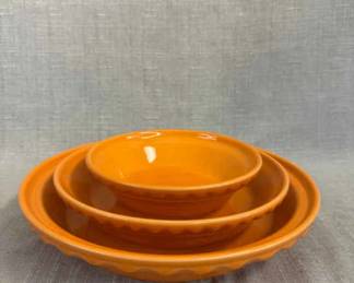 FIESTA, 3 PC Nesting Pie Baker Set, Tangerine