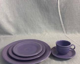 FIESTA, 5 PC Lunch Set, Lilac RARE