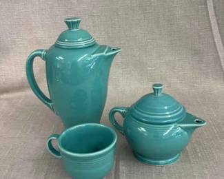 FIESTA, 5 PC Hot Beverage Serving Set, Turquoise