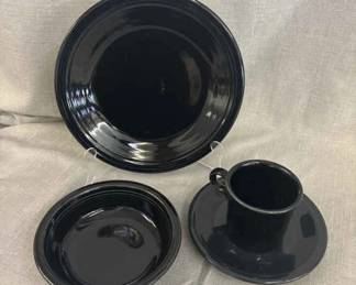 FIESTA, 4 PC Place Setting, Black