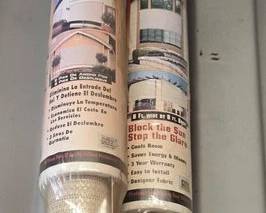 8018 NEW 2 Exterior RollUp Solar Shade for Windows Patio