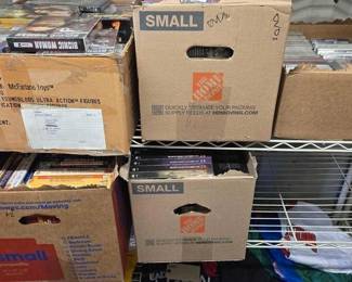 4074 Over 100 DVDs Cassettes
