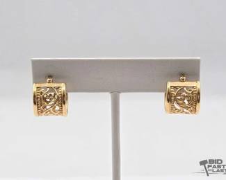 548 14k Gold Earrings, 3.56g