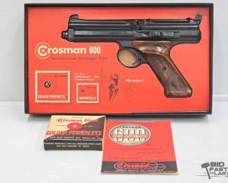 2284 Crosman 600 SemiAuto CO2 Pellgun Pistol .22cal