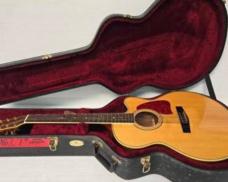 2360 Ibanez 7 String AcousticElectric Guitar with Case