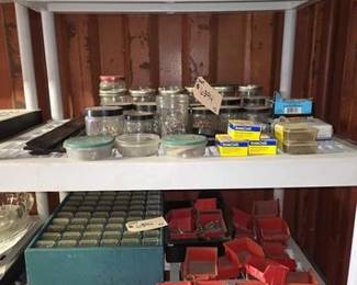 6394 Jars Organizers Full of Bolts, Screws, Nails