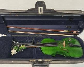 2414 Electric Acoustic Violin with Case