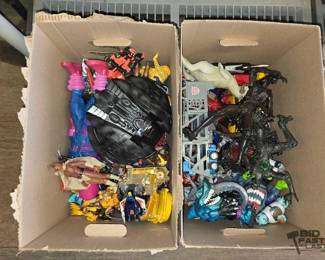 4582 2 Boxes of Toys Action Figures