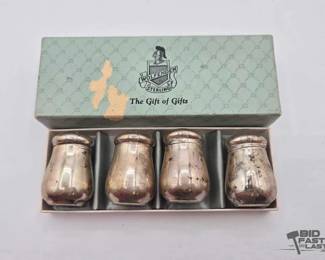 1610 Wolfenden Sterling Silver Salt Pepper Shakers, 28g