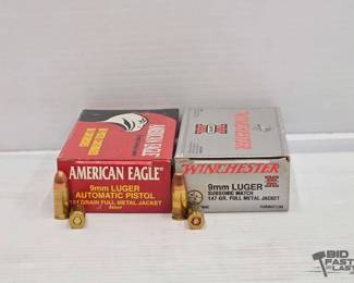 2000 100 Rounds of 9mm Luger Ammo