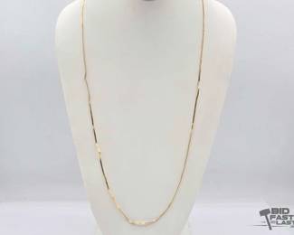552 14k Gold Necklace, 3.38g
