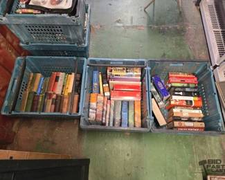 6518 3 Totes of Books