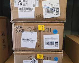 3058 NEW 3 Tomourd Ceiling Fans with Lights